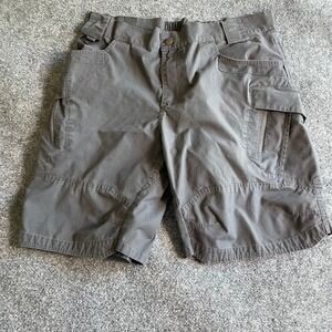 LA Police Gear Mens Tactical Cargo Shorts Charcoal Gray Ripstop XXL 38 Waist